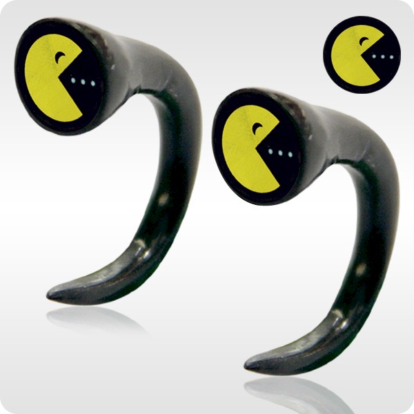 HORN EXPANDER CLAWS - RETRO DESIGNS - PAC MAN