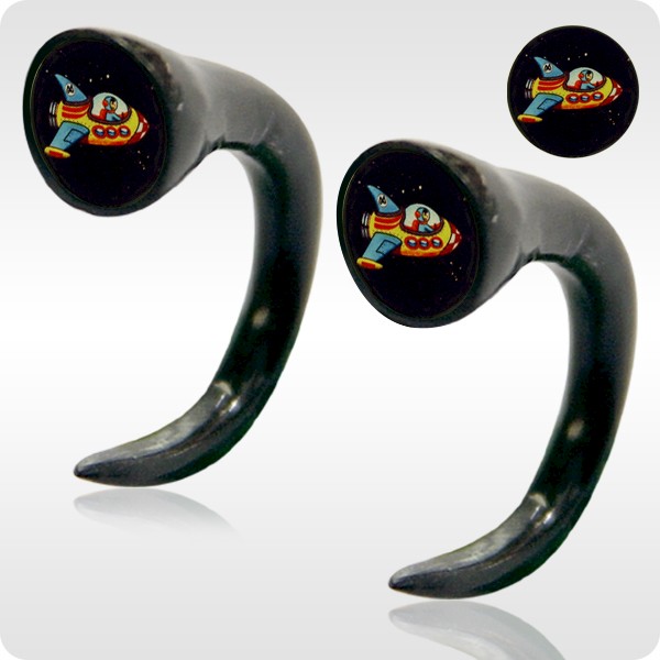 HORN EXPANDER CLAWS - RETRO DESIGNS - SPACE SHIP