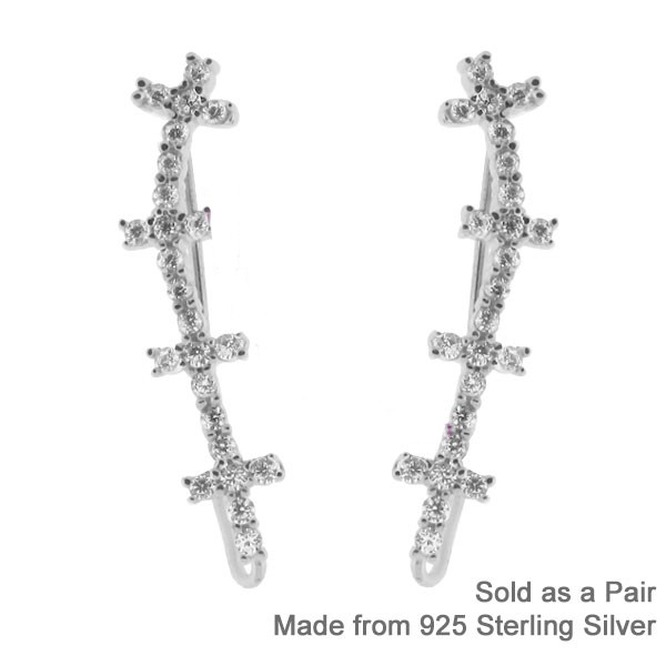 LADDER EAR CLIMBER EARRINGS