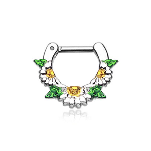 DAISY SEPTUM CLICKER RING