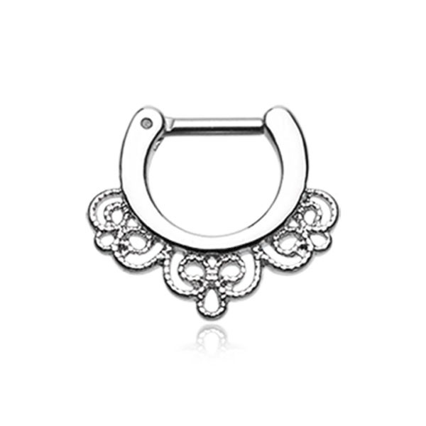 EMPRESS FILAGREE SEPTUM CLICKER RING