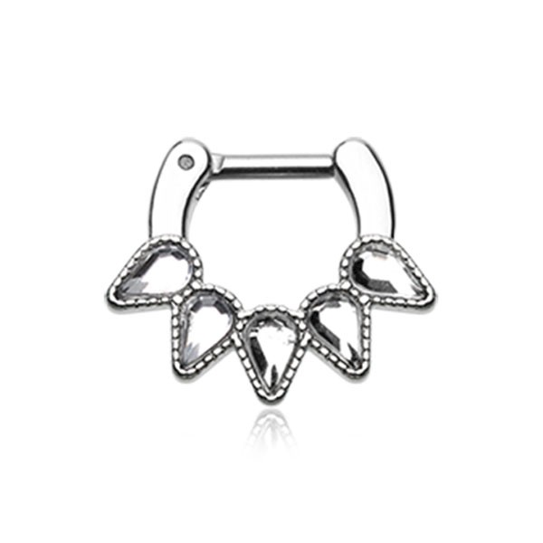 GRAND SPARKLER CLICKER RING