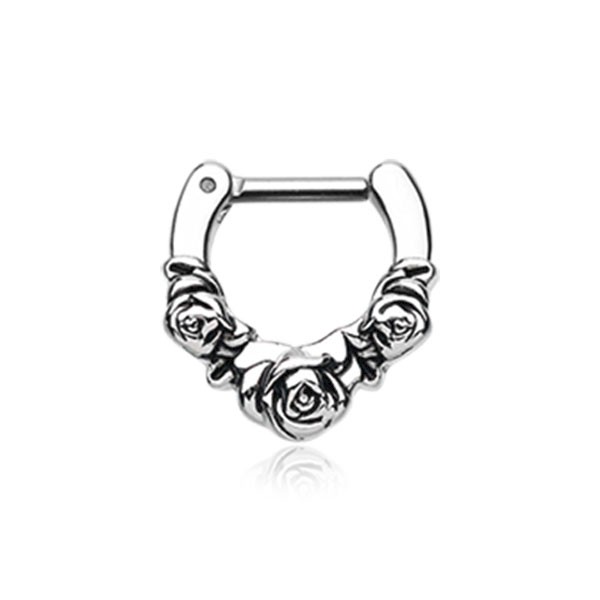 ROSES SEPTUM CLICKER RING