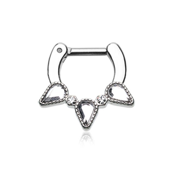 SPARKLER SEPTUM CLICKER RING
