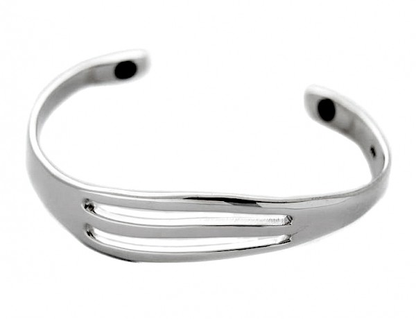 SLOT WAVE BANGLE - SMALL