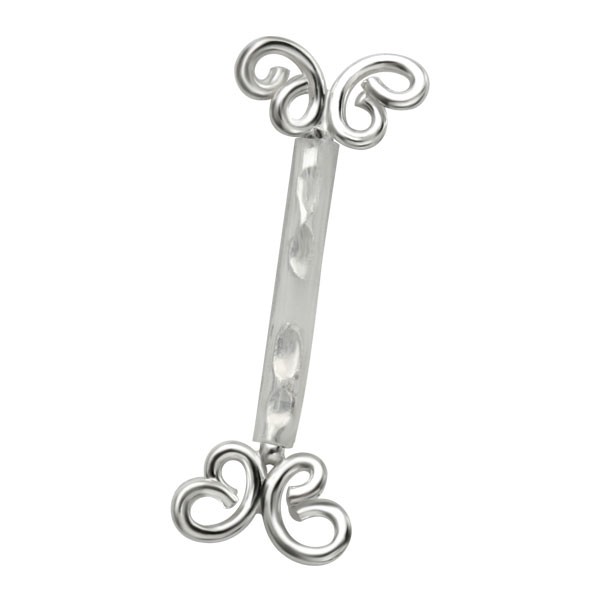 BIOPLAST FILAGREE BUTTERFLIES INVISIBLE EYEBROW BAR