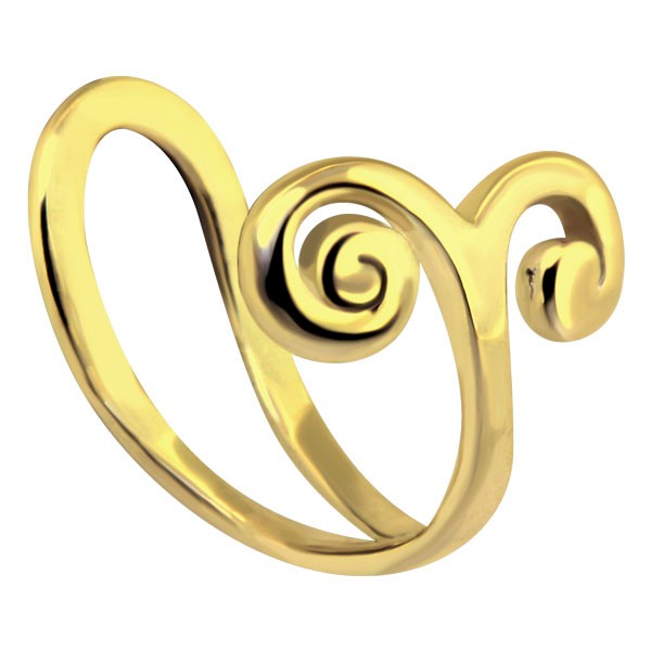 CLIP-ON TRAGUS & EAR CUFF - GOLD PLATED - FILAGREE