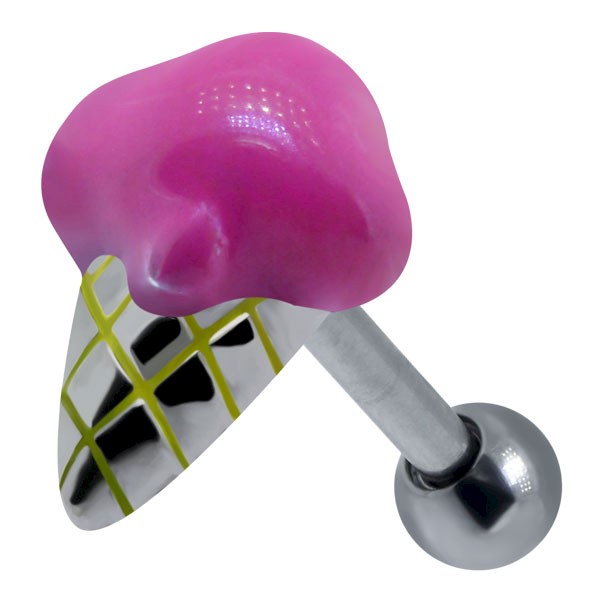 ICE CREAM HELIX & CARTILAGE EARRING STUD