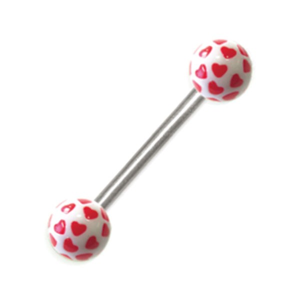 HEARTBALL BODY PIERCING BARBELL