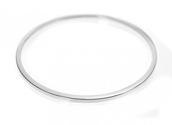 Square-Edged 3mm Solid Bangle - 67mm Internal diameter
