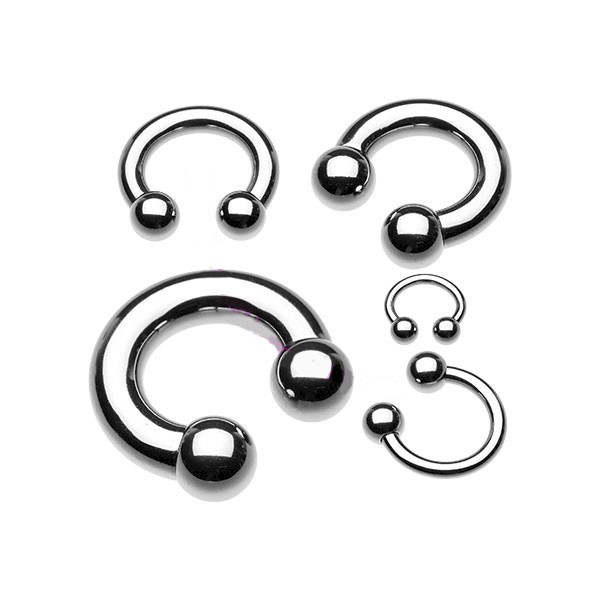 STEEL HEAVY GAUGE CIRCULAR BARBELL - Various Sizes