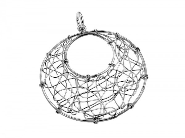 Multi-Wire Circle Pendant PT325