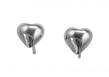 Bubble Heart Stud Earrings ES465