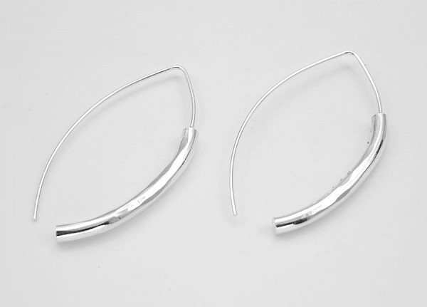 Hammered Bar Earrings ES442