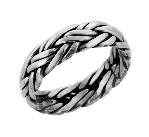 Basket Weave Ring 7mm Wide RG215