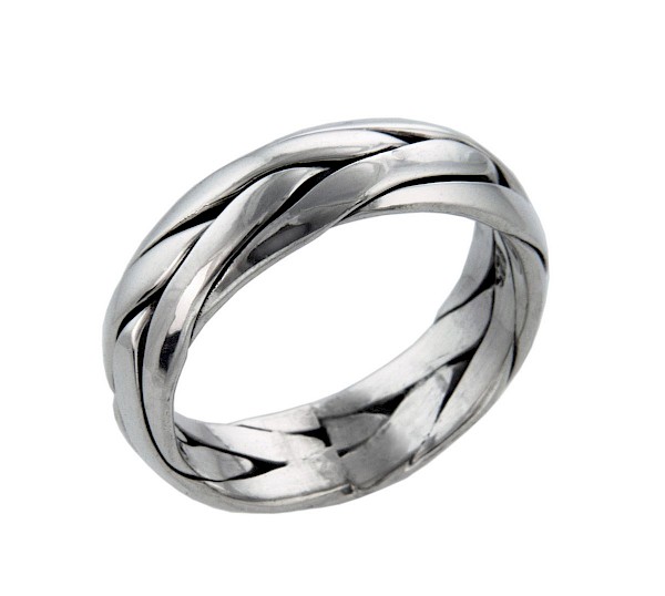 6mm Wide Flattened Wire Ring - RG216