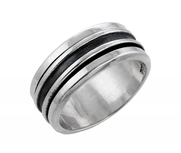 Dark lines Spinner Ring - RG221