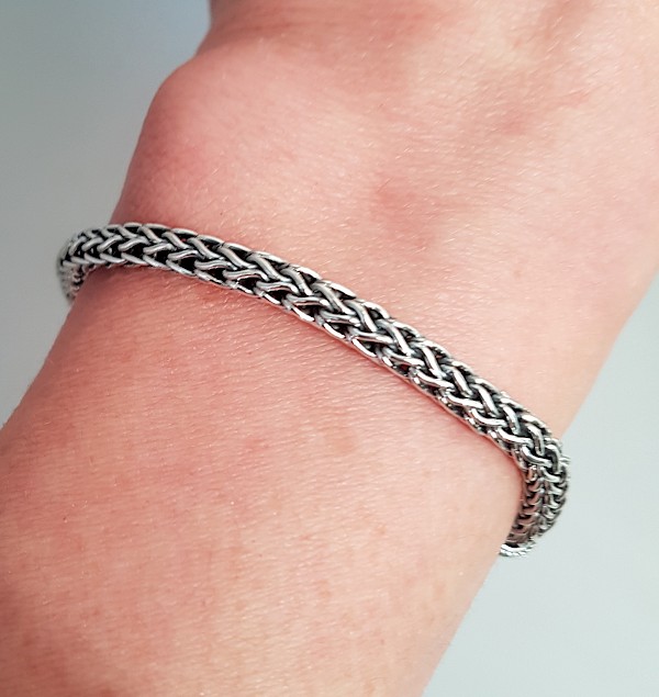 Weave Bracelet - 5mm Wide - 7.5" Long - THC037