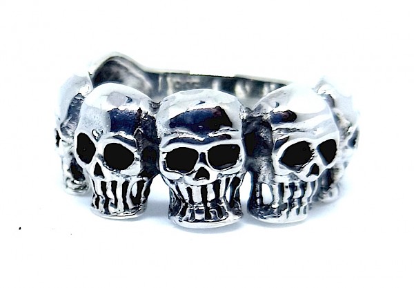 Skulls Band Ring - RG381