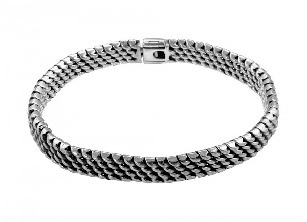 Flexible Weave Bracelet - 7mm Wide - 8" Long - UBT076a
