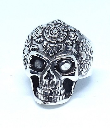 Mayan Skull Ring - RG353