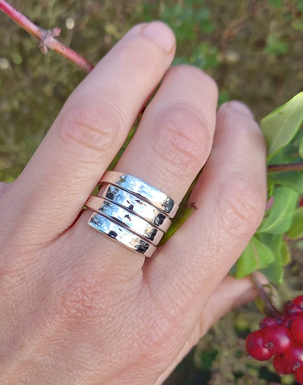 Hammered Claw Ring - RG341