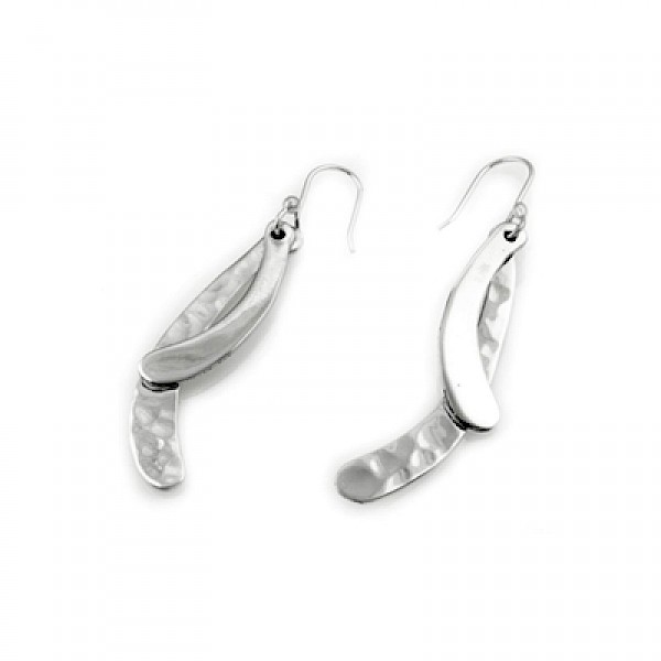 Swinging Curved Drop Earrings - ES1002