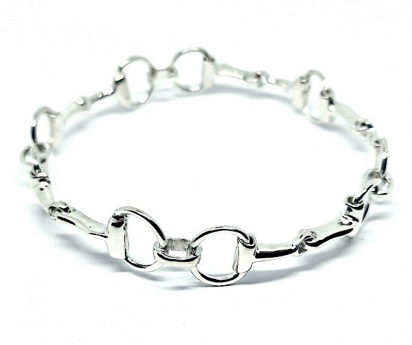 Solid Snaffle Bangle - 70mm Interior Diameter - EE105a