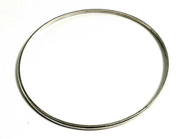 2mm Curved-edge Solid Bangle - SB042