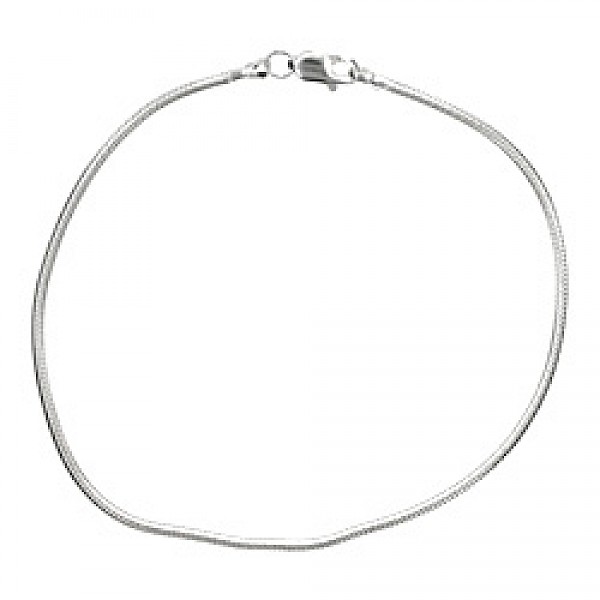 1.5mm Snake Bracelet 7" Long - BT196