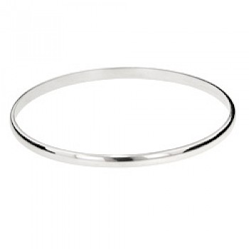 3mm curved-top Bangle - 50mm internal diameter Extra Small