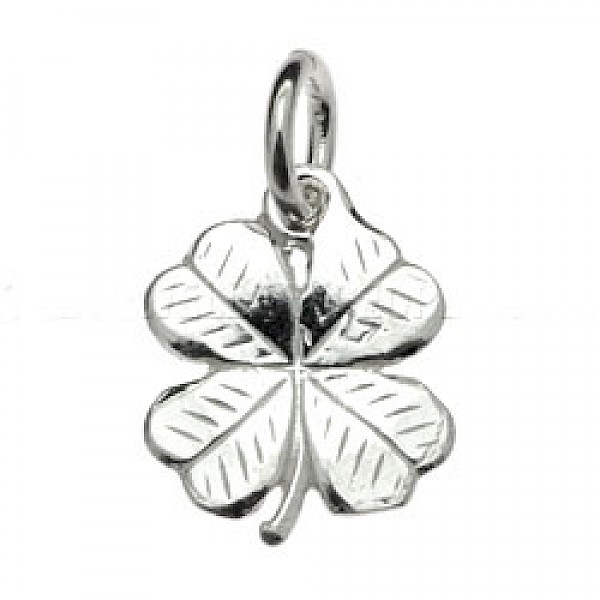 Four Leaf Clover Silver Charm - R3309