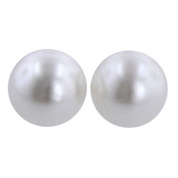 9.5mm Faux Pearl Stud Earrings