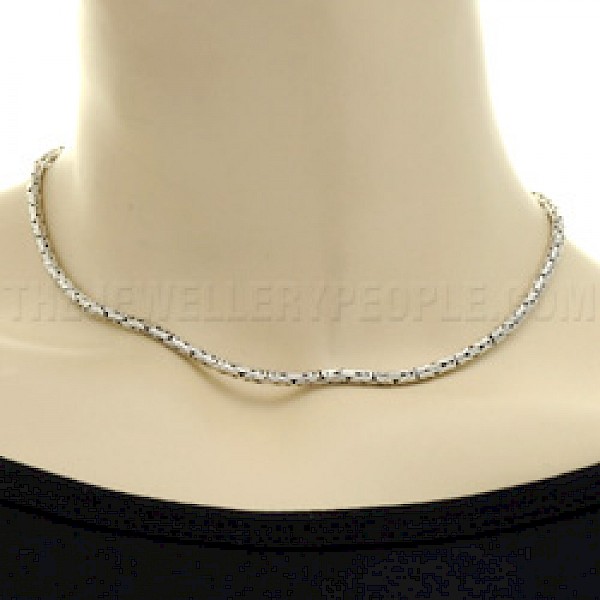 16" (41cms) Thai Silver Chain Necklace - 3mm