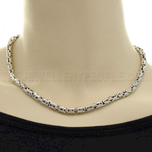 16" (41cms) Thai Silver Chain Necklace - 5mm