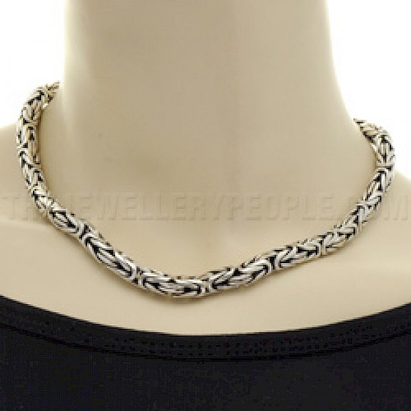 18" (45cms) Thai Silver Chain Necklace - 7mm