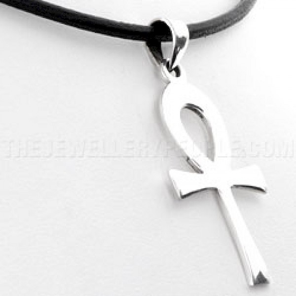 Ankh Silver Pendant - PT404