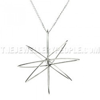 Atom Silver Pendant - Large - PT619