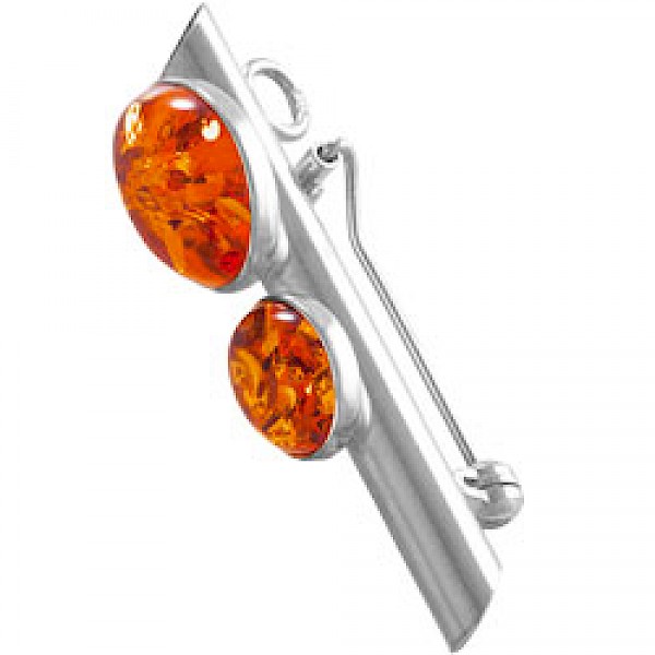Baltic Amber Brooch