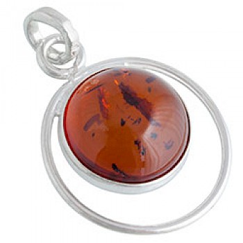 Baltic Amber Pendant - PT672