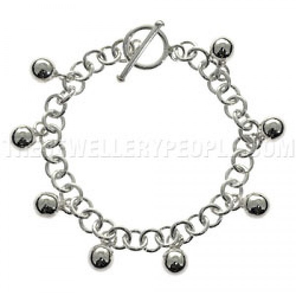 Bauble Drops Silver Bracelet - BT230