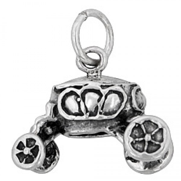 Carriage Silver Charm