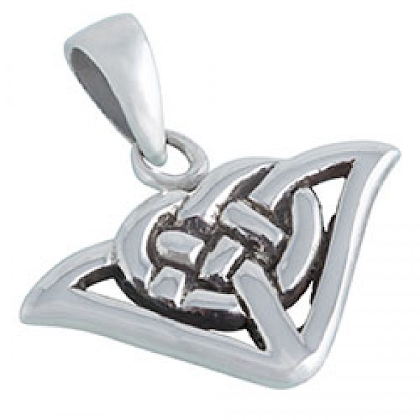 Celtic Knot Silver Pendant
