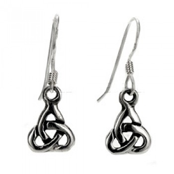 Celtic Knots Silver Earrings
