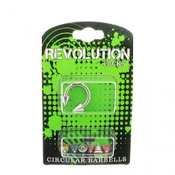 Circular Barbell Revolution Pack - Striped Cones