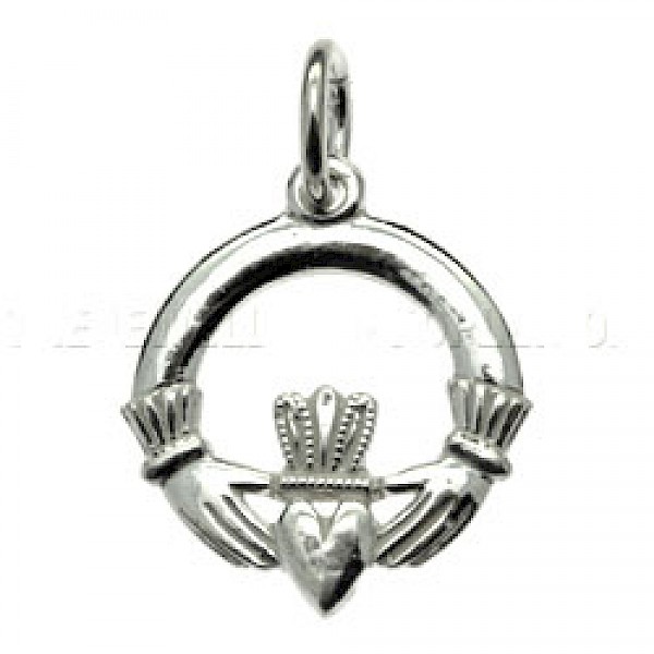 Claddagh Silver Charm - 4973