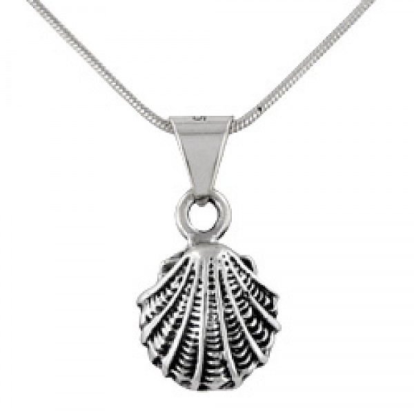 Clam Silver Pendant - OC044