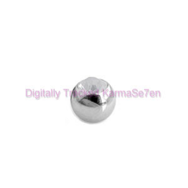 Clear Jewelled Surgical Steel Threaded Micro Ball (1.6mm x 4mm)