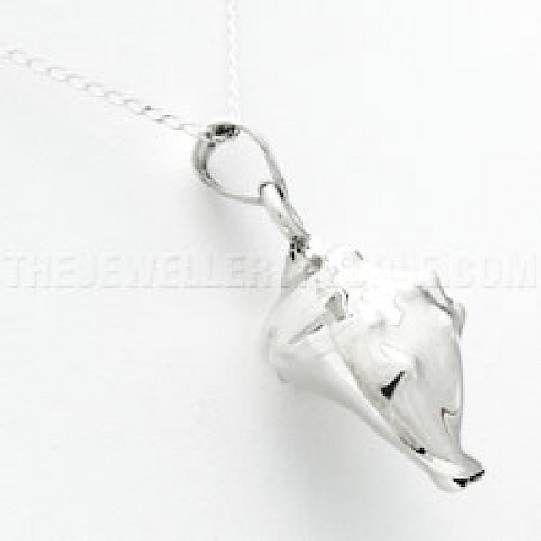 Cone Shell Silver Pendant - 45mm Long - OC003