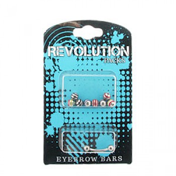 Eyebrow Bar Revolution Pack - Striped Balls